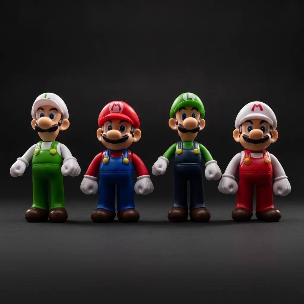 اکشن فیگور ماریو و لوییجی Super Mario & Luigi