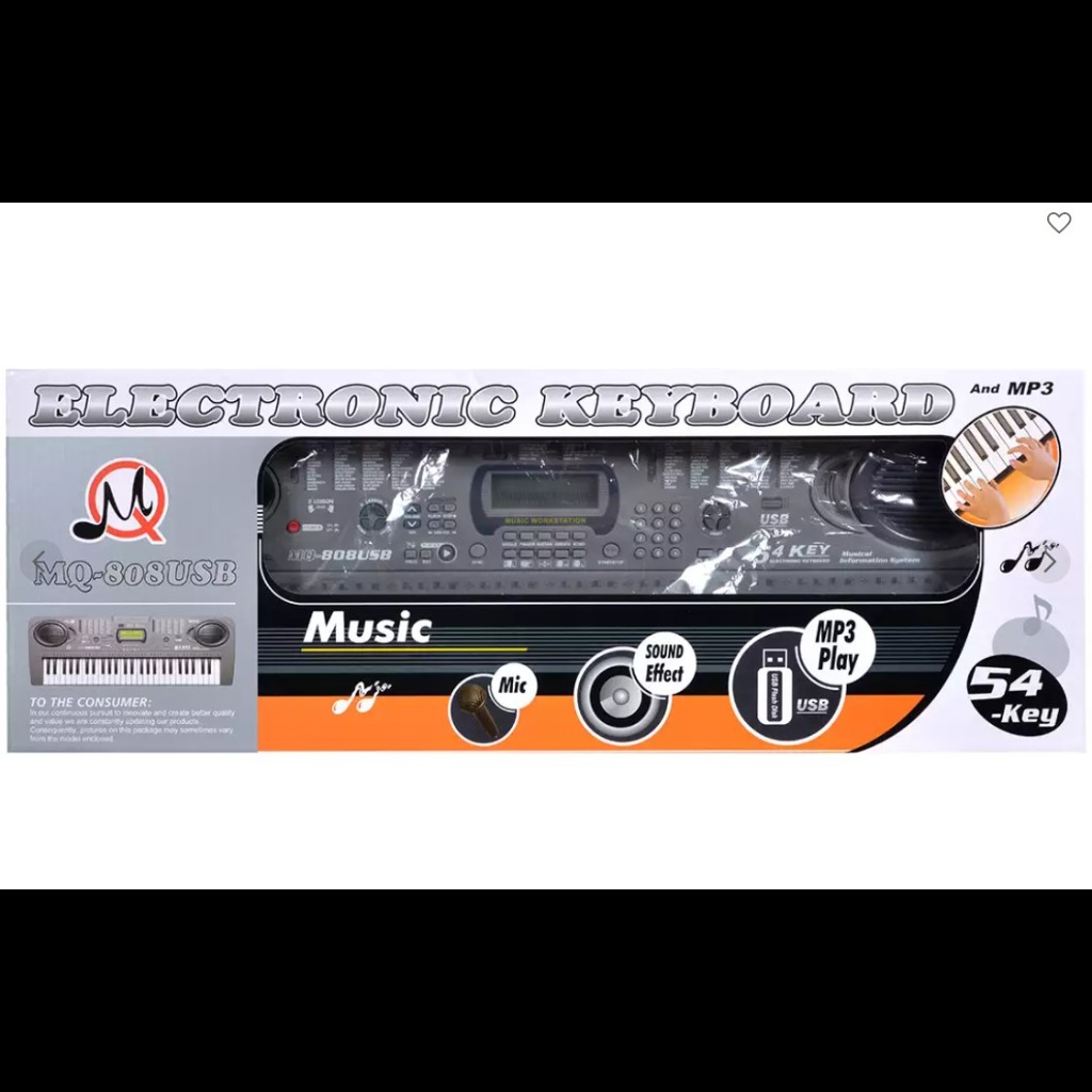 ارگ اموزشی54 کلید برند ام کیو آیتمMQ-808USB
