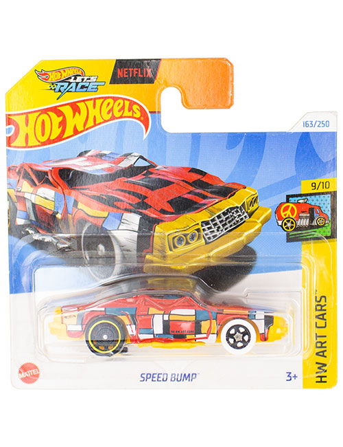 ماشین دکوری مدل Speed Bump Red برند Hot Wheels