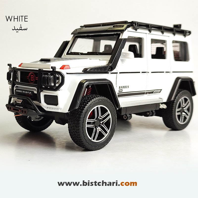 ماکت ماشین مرسدس بنز Mercedes-Benz مدل (G-Class (Brabus Adventure رنگ سفید