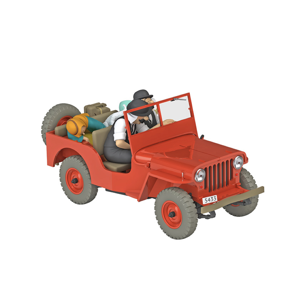 ماشین تن تن مدل Tintin The Red Jeep