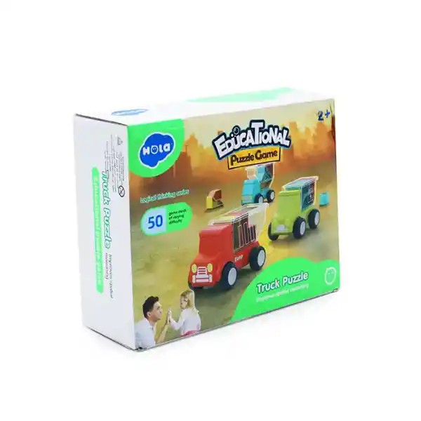 کامیون پازلی هولی تویز Huile Toys