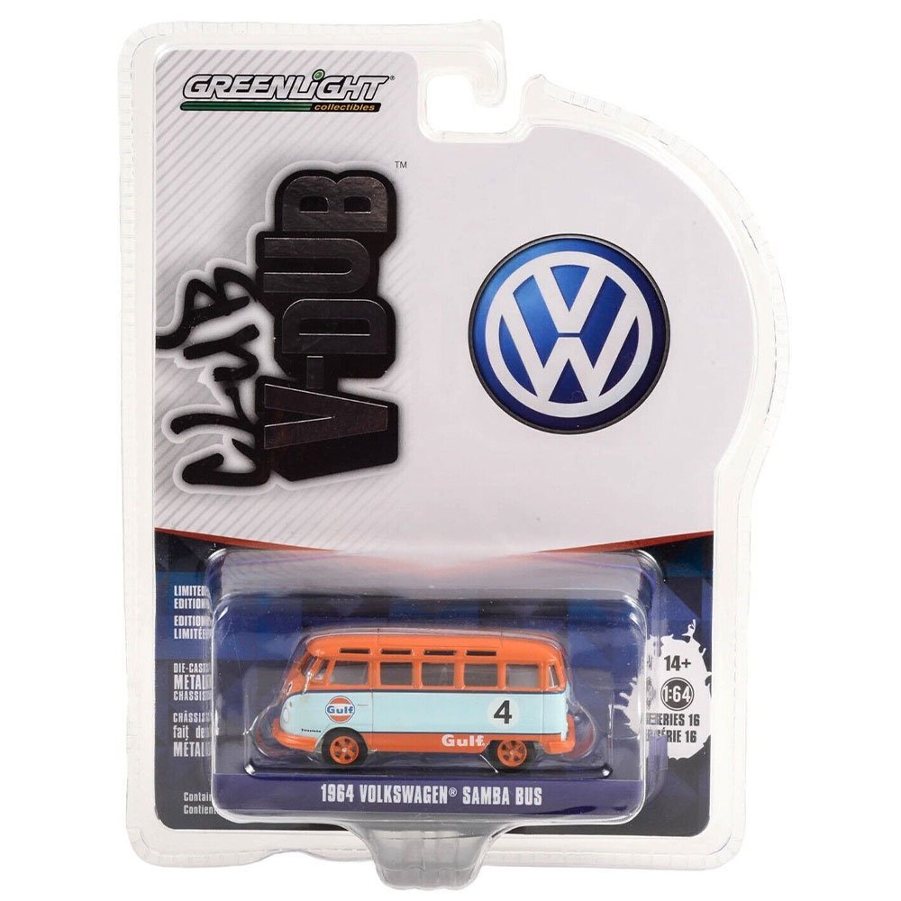 ماشین فلزی گرین لایت مدل 1964 Volkswagen Samba Bus Club