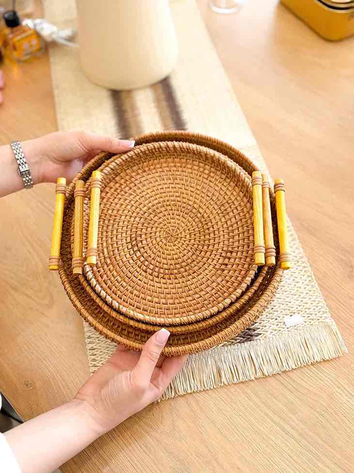 سینی حصیری وارداتی