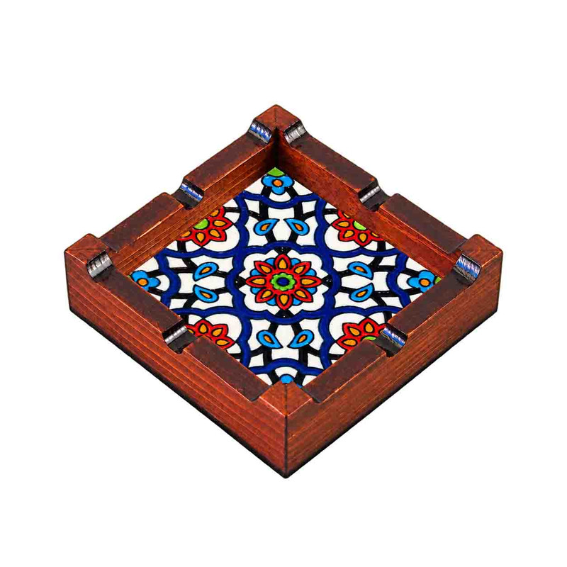 زیرسیگاری مدل b11 رومیزی چوبی