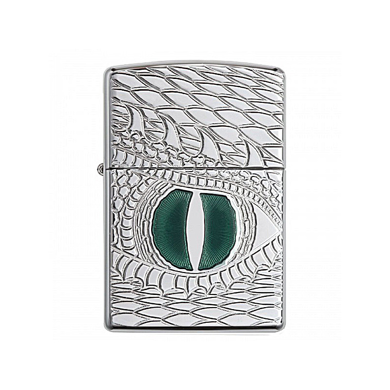 فندک زیپو مدل Green Dragon Eye کد 28807