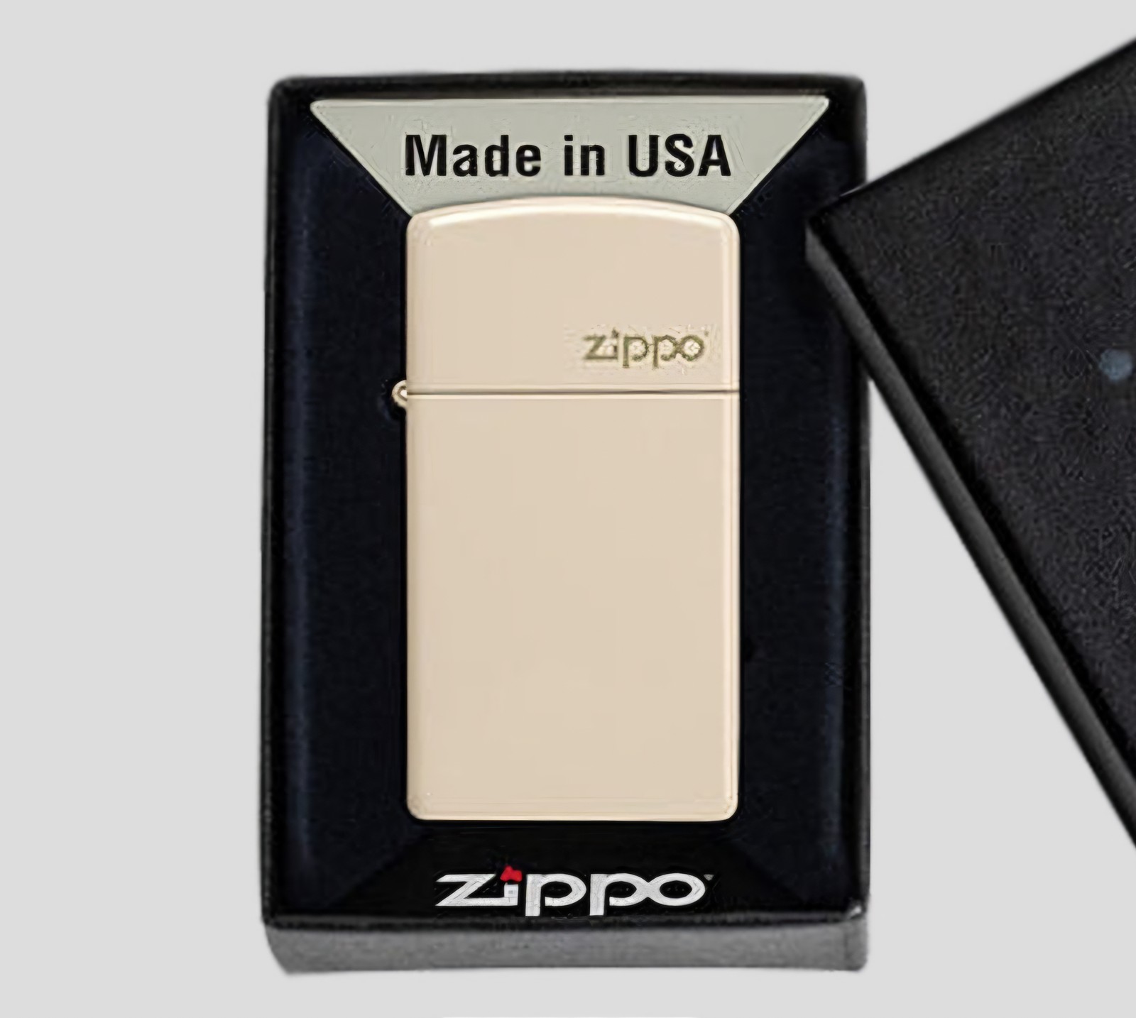 فندک زیپو اصلی کد Zippo Lighter 49528ZL Slim Flat Sand Zippo Lighter