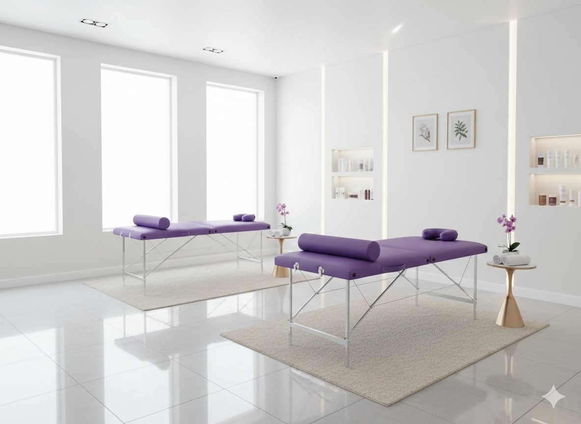 تخت مژه چمدونی مدل 40 برند مدشاپ