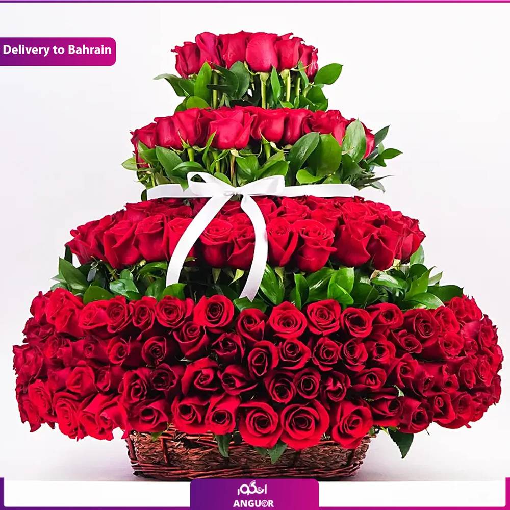 Perfect AffectionBasket Of 400 Roses Glory (Delivery in Bahrain)