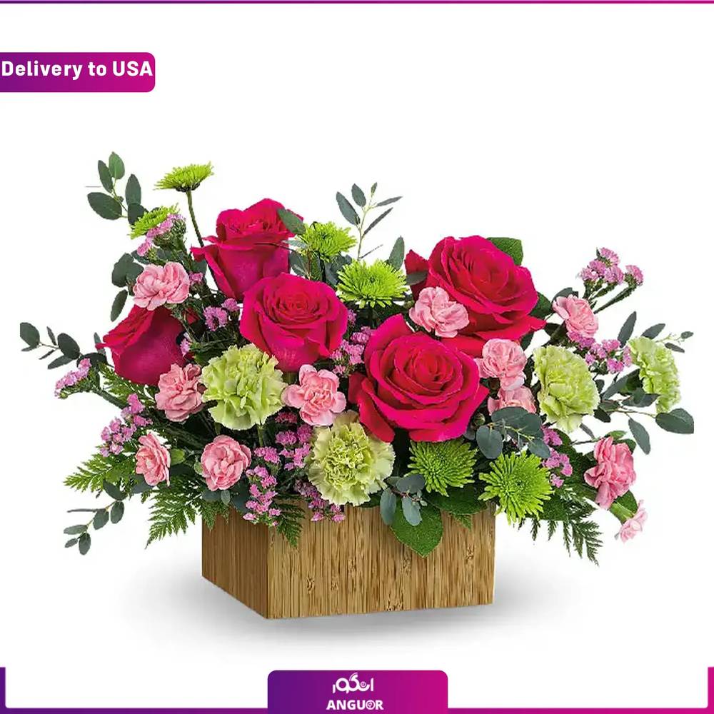 (Delivery to USA) Pink Bouquet