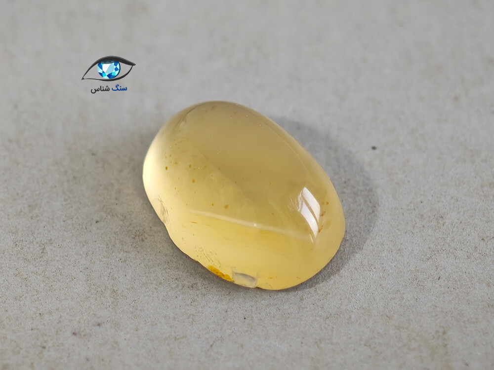 عقیق زرد طبیعی 1 گرم