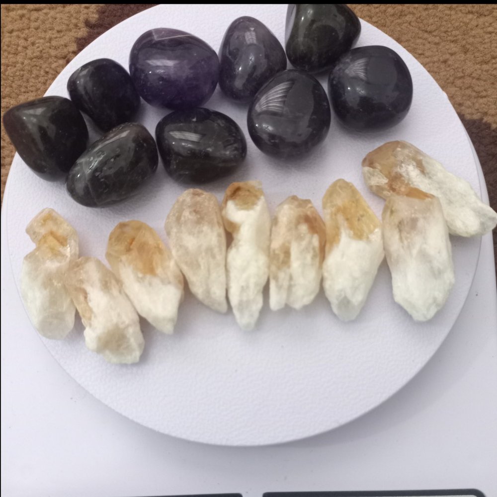 سیترین و امیتیست (9تایی)