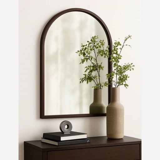 آینه کنسول چوبی گنبدی 60*80 – MAN مبلمونسرا مدل 209598