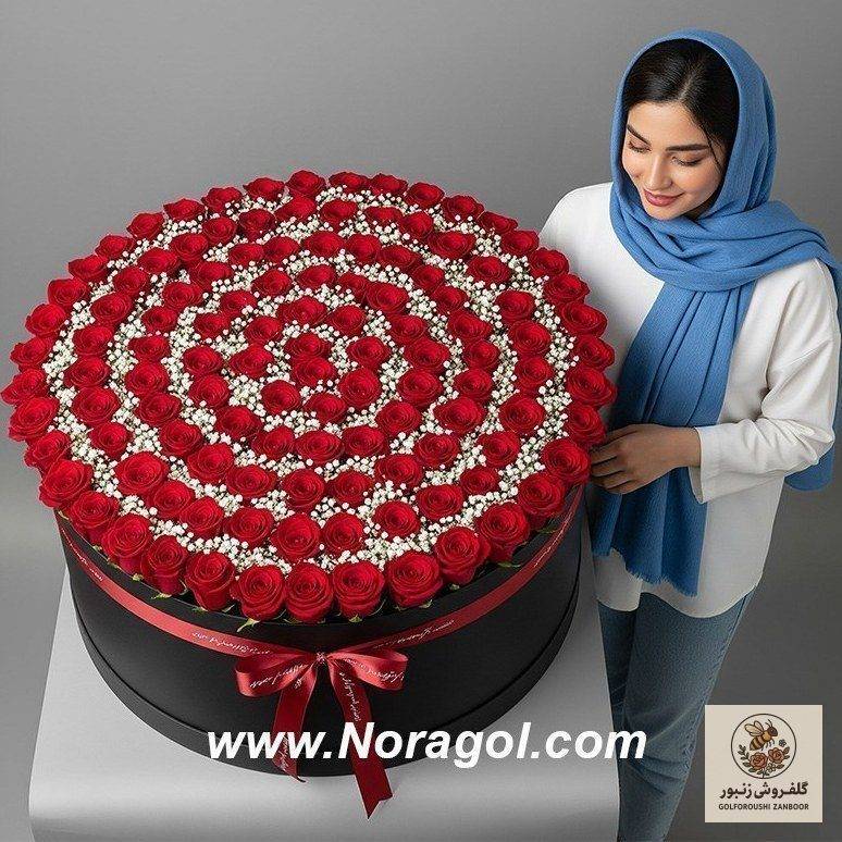 باکس گل لاکچری | کد: ZNB-NP8