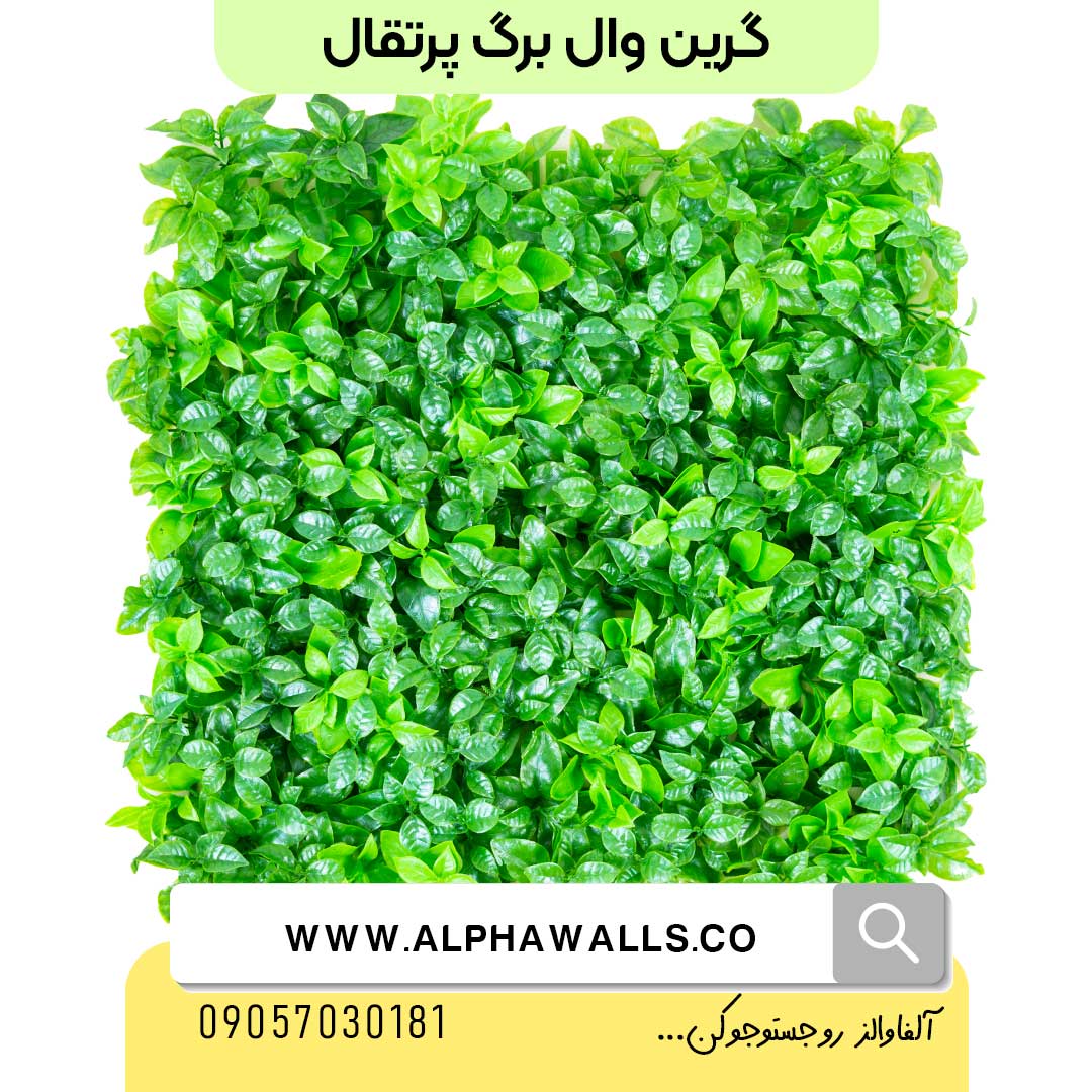 گرین وال طرح برگ پرتقال