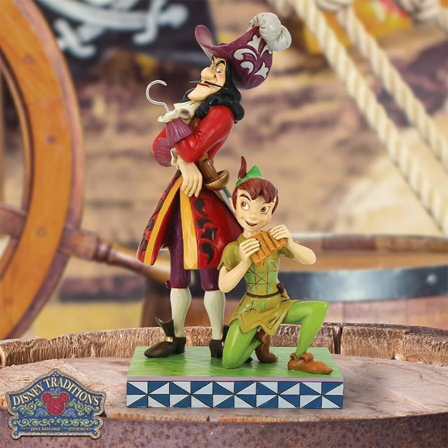 مجسمه دیزنی پیترپن و کاپیتان هوک Peter Pan & Hook Good Vs Evil