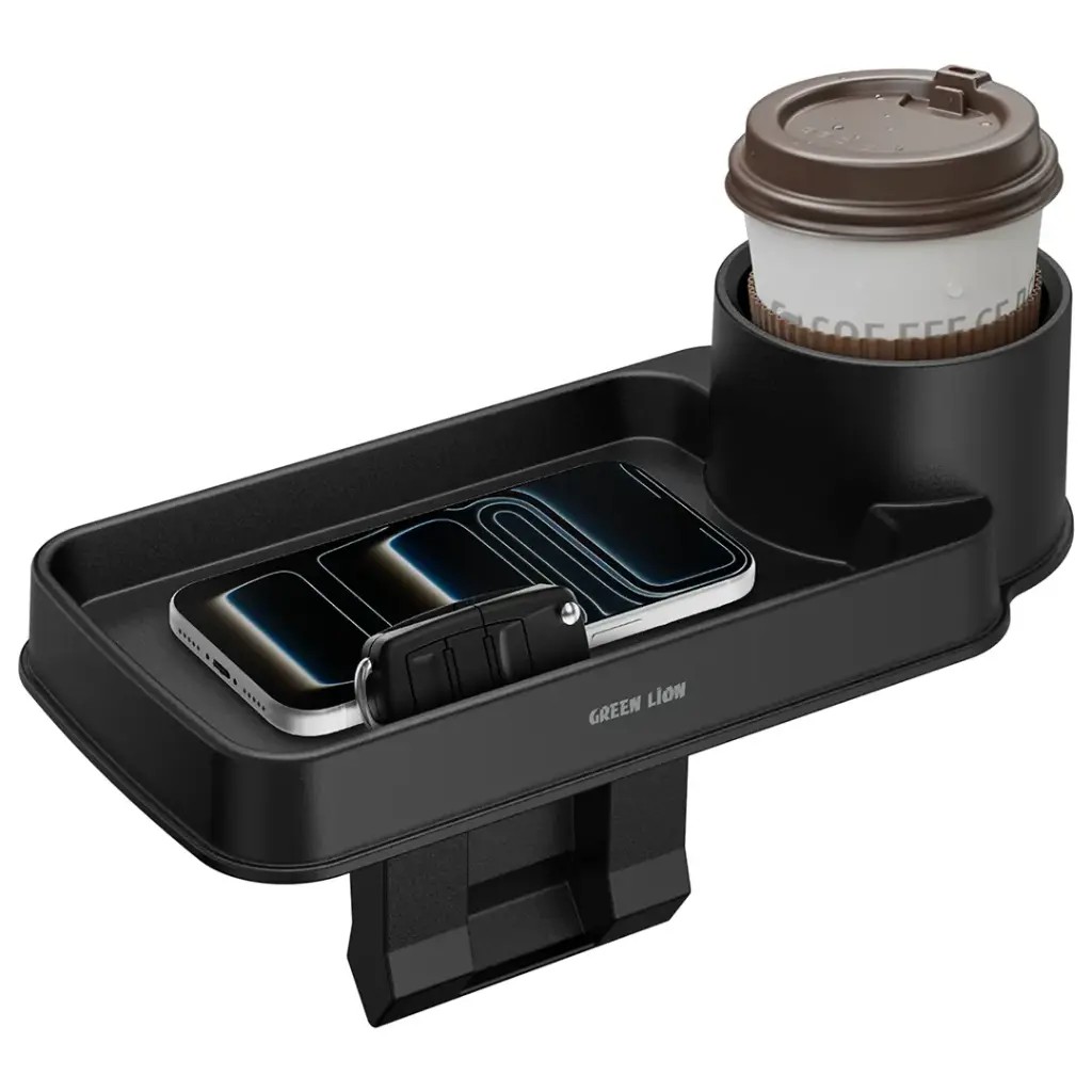 نظم دهنده کنسول و جا لیوانی Carvox گرین لاین(GNCRVOXSTRGBK)Green Lion Carvox Cup & Storage Organizer – Black