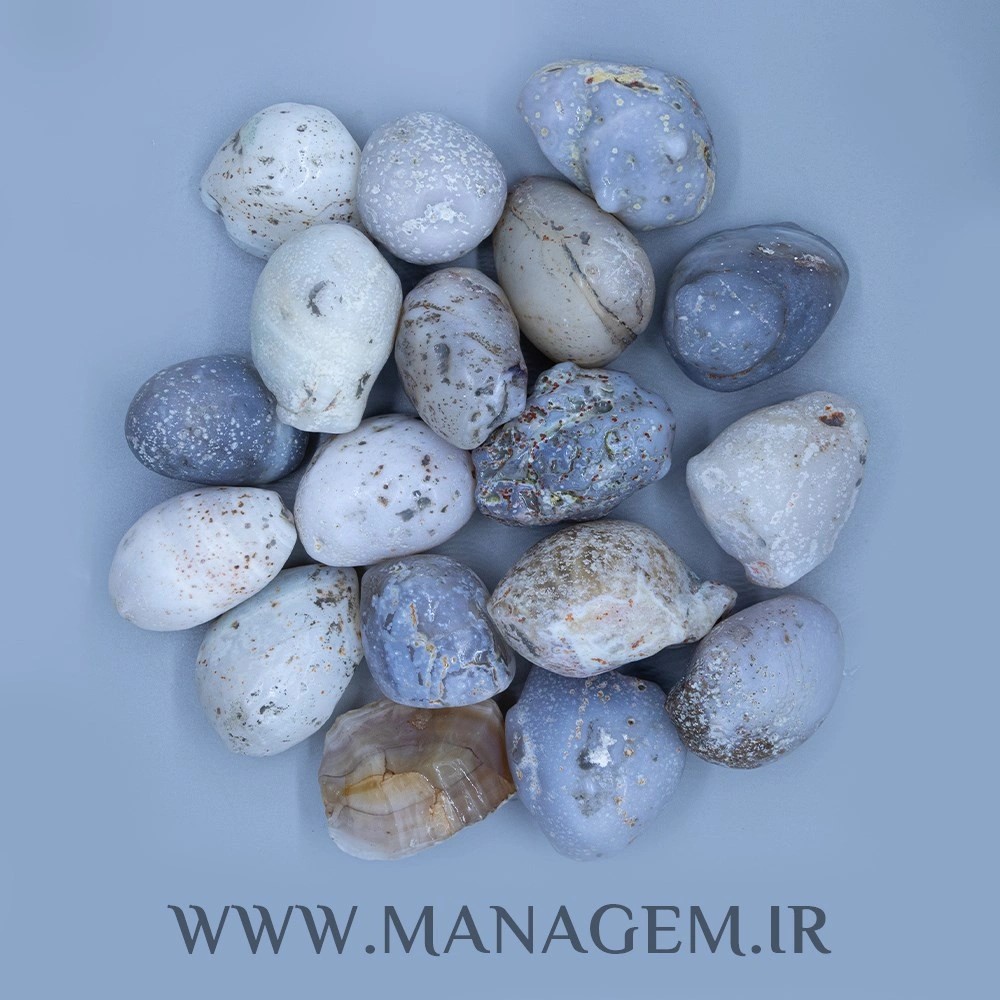 پک ۱ کیلویی سنگ عقیق توپی