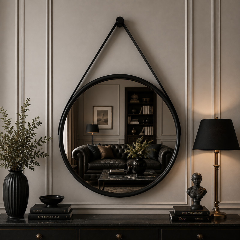 آیینه مدل چرمی تسمه ML002