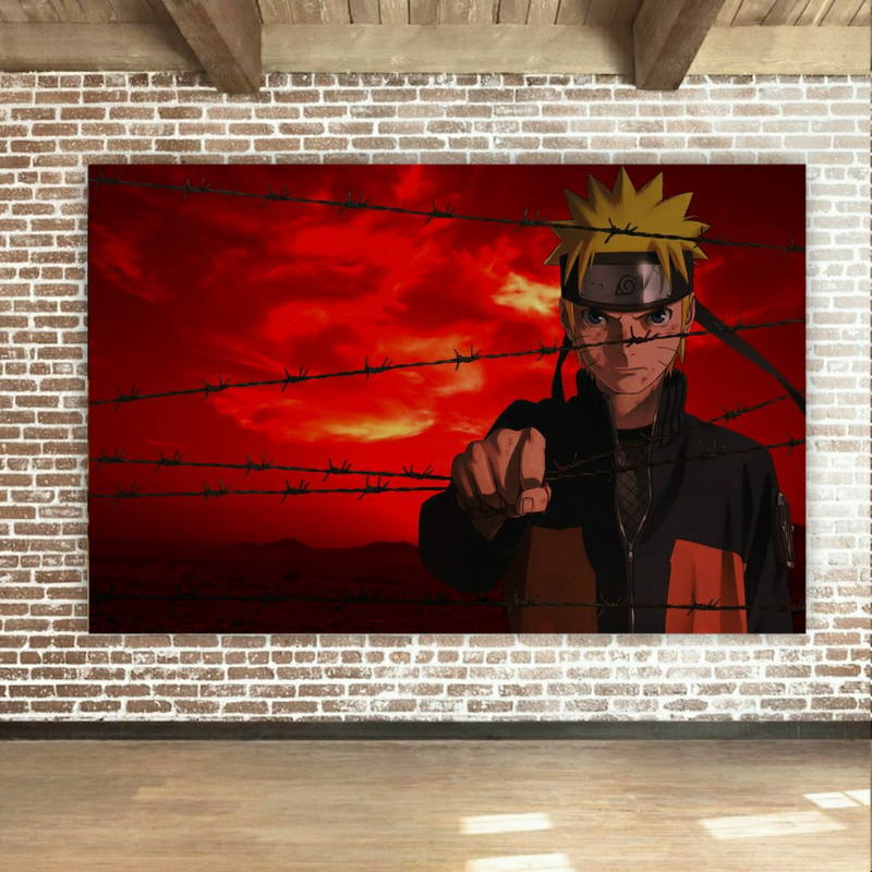 استیکر دیواری طرح انیمه ناروتو - Naruto  کد SDA7524