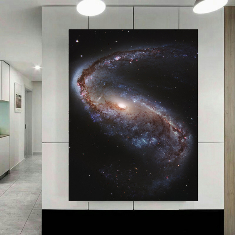 پوستر پارچه ای طرح کهکشان و ستارگان مدل milky way کد AR20290