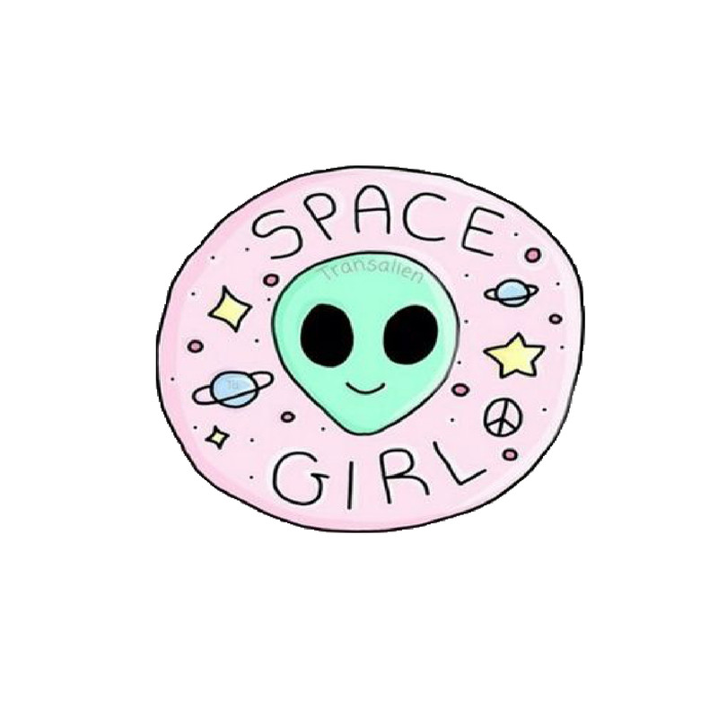 استیکر طرح Space Girl کد 124