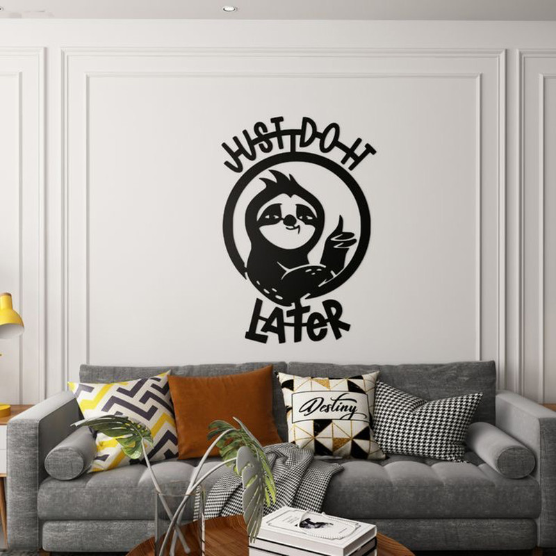 استیکر مدل چوبی طرح Just Do it کد B02