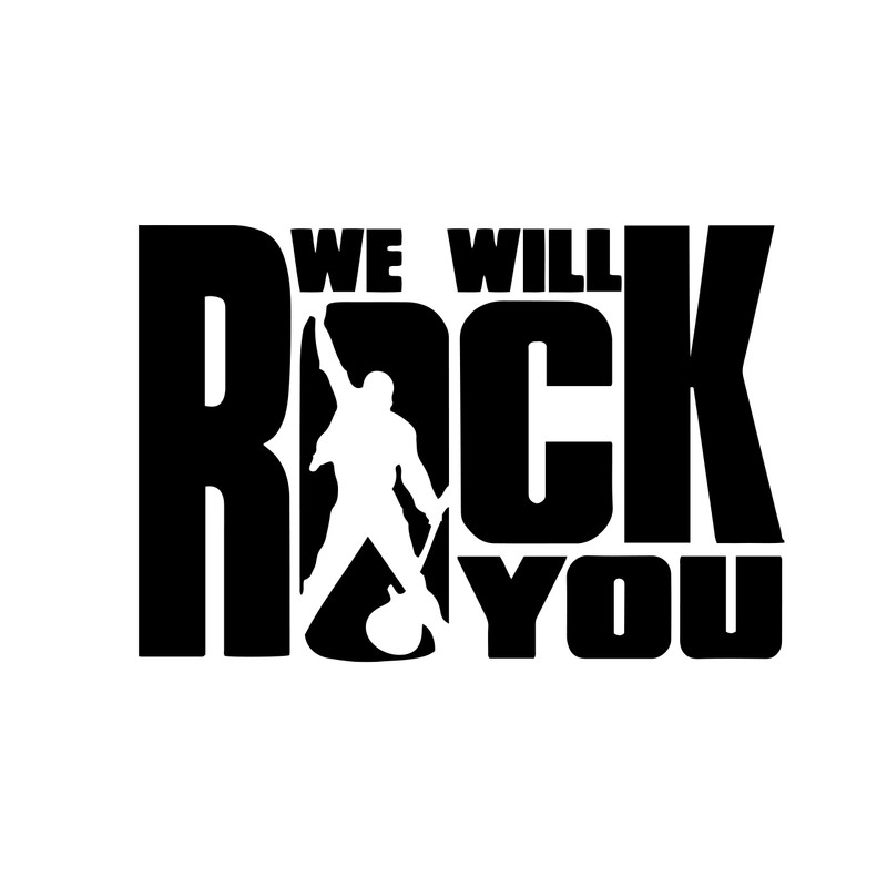 استیکر ناویا طرح we will rock you