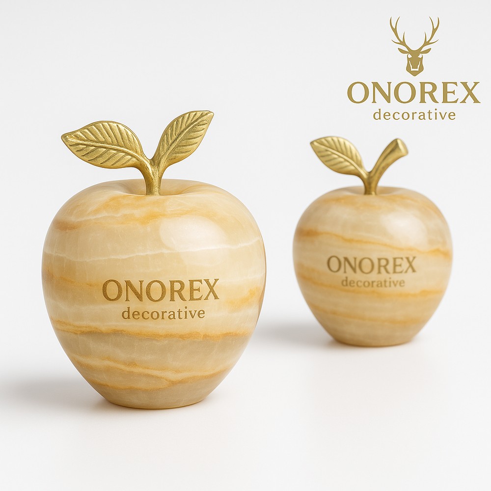 مجسمه سنگی طرح سیب کد محصول Ono48717