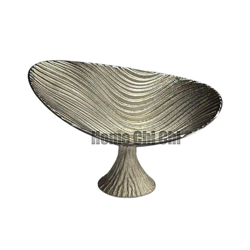 شکلات‌خوری آلومینیومی ( کشکول کوچک موج )