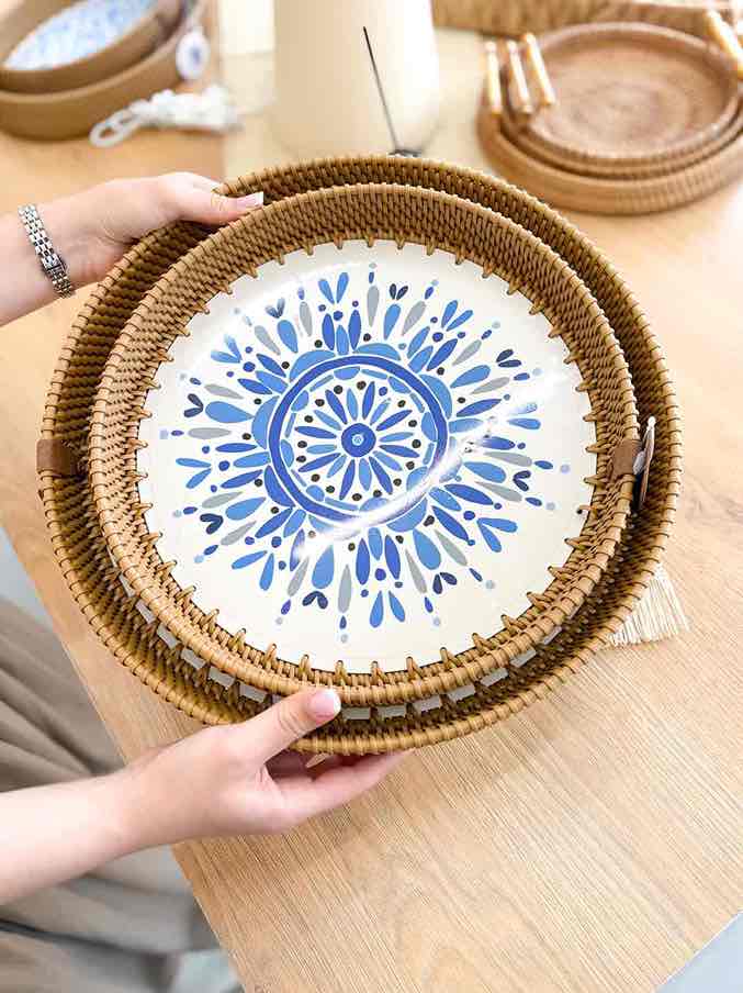 سینی چای گرد عربی