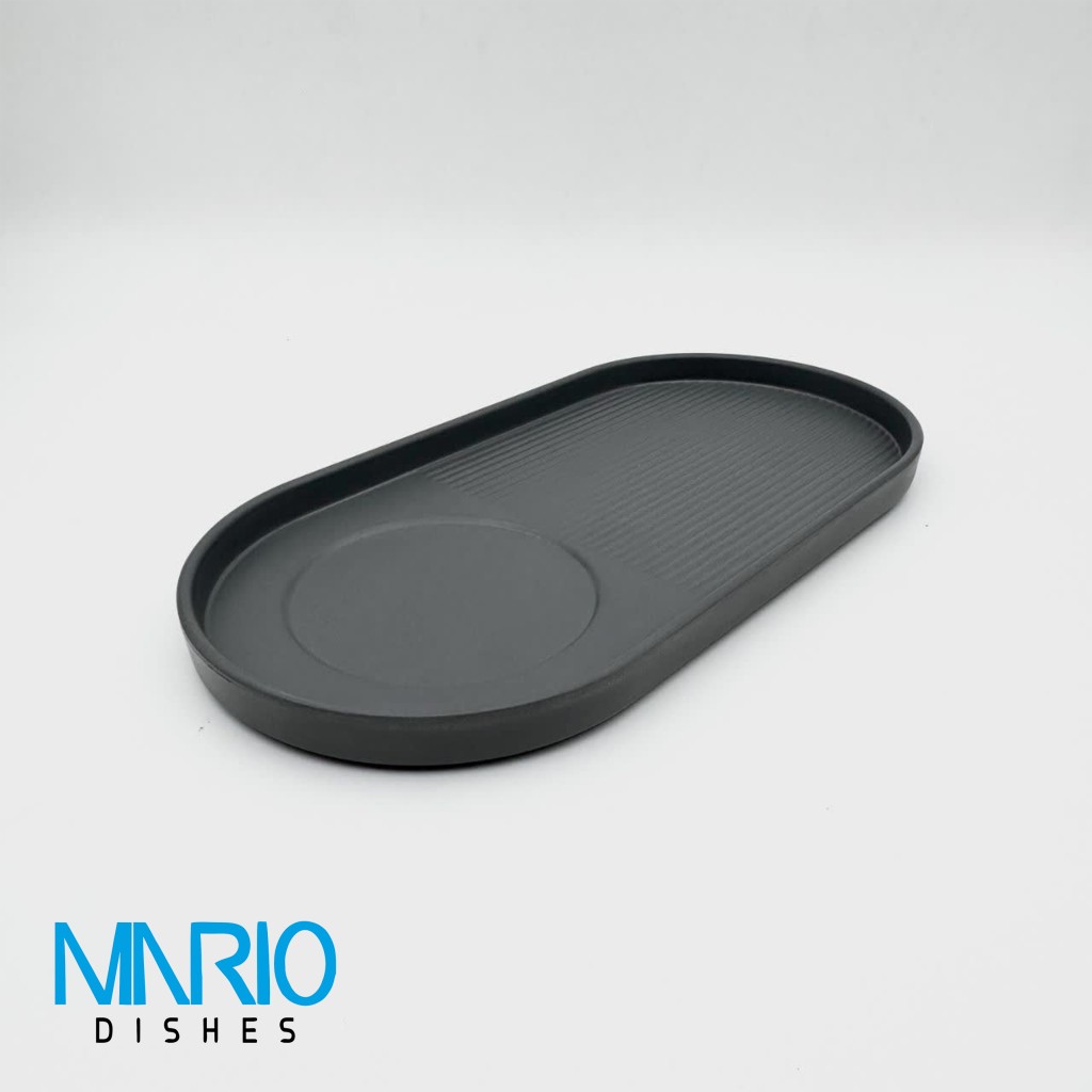 رست بیضی کاپ خطی طوسی ملامین L30