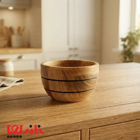 پیاله چوبی خراطی