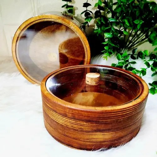 شکلات خوری درب شیشه ای تک و عمده کد R171