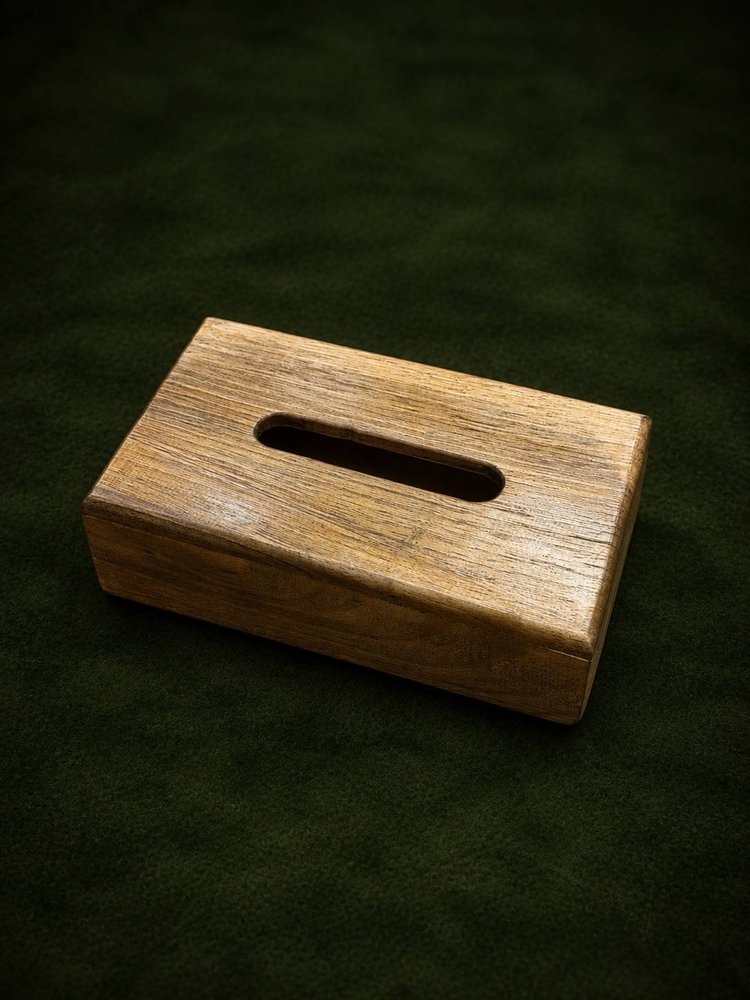 Walnut Tissue Holder (Wholesale)
