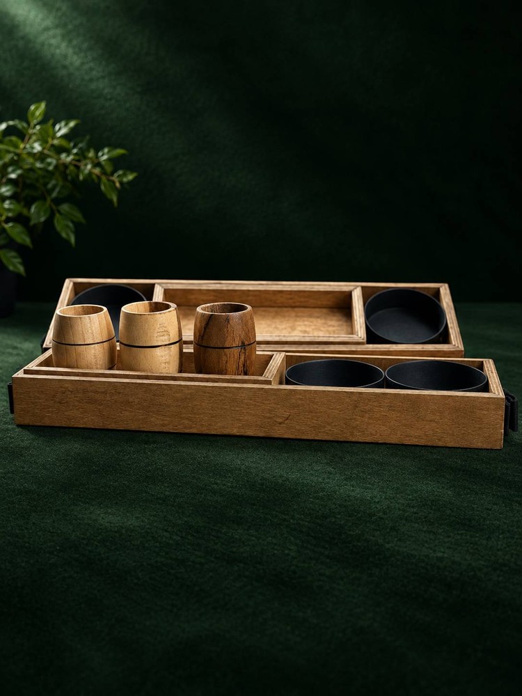 Wooden Appetizer Dish
