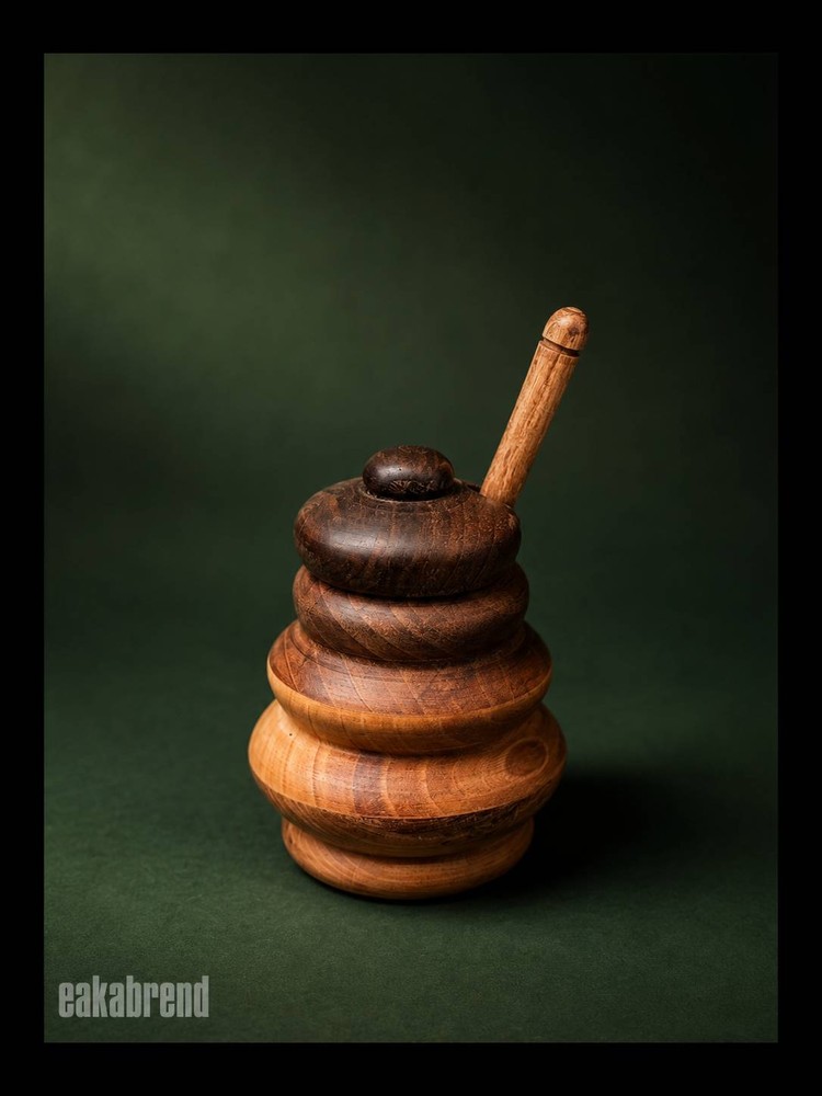 Walnut Honey Jar – Code 9745