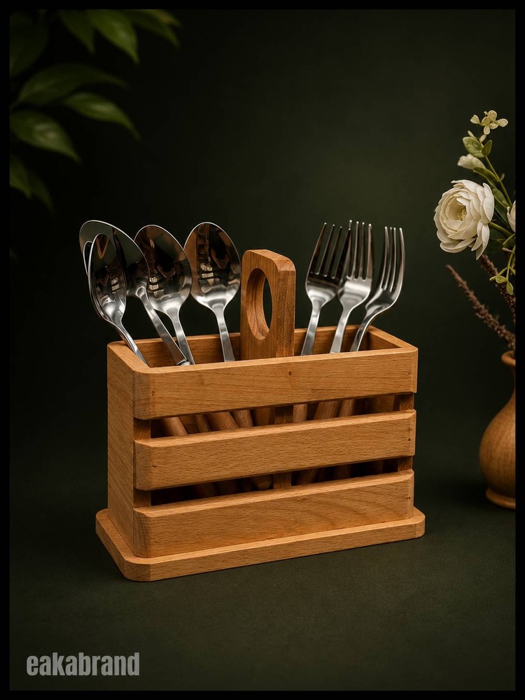 Two-Compartment Spoon Holder