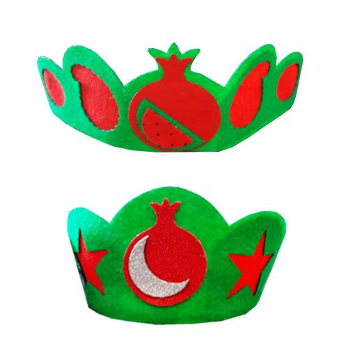 تاج نمدی انار شب یلدا