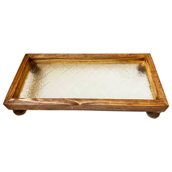 سینی بدون دسته مدل آوازه سایز 31×15 سانتی متر