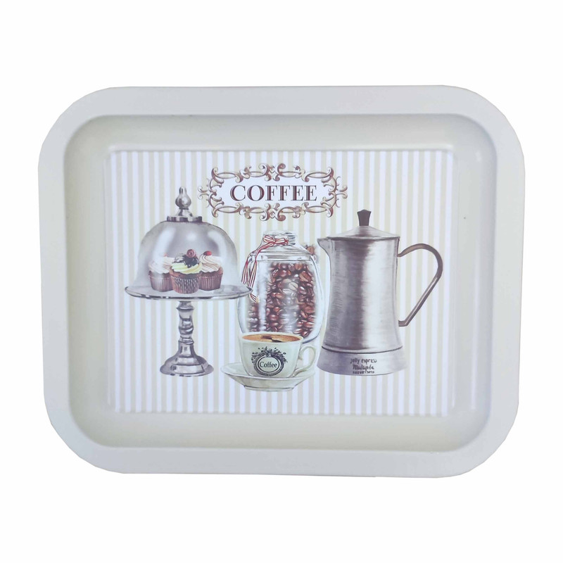 سینی بدون دسته مدل cafe کد 12 سایز 20x16 سانتی متر