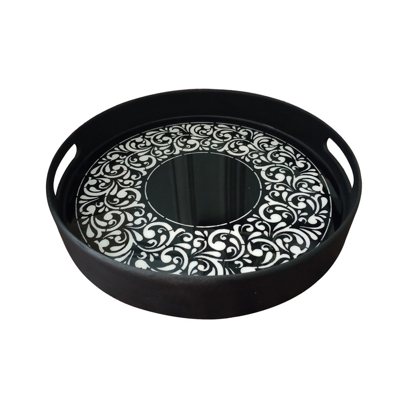 سینی دسته دار مدل ترنگ سایز 33*33 سانتی متر