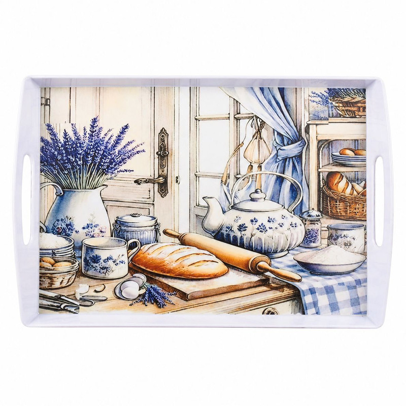 سینی دسته دار مهروز مدل 9993 kitchen سایز 25×37 سانتی متر