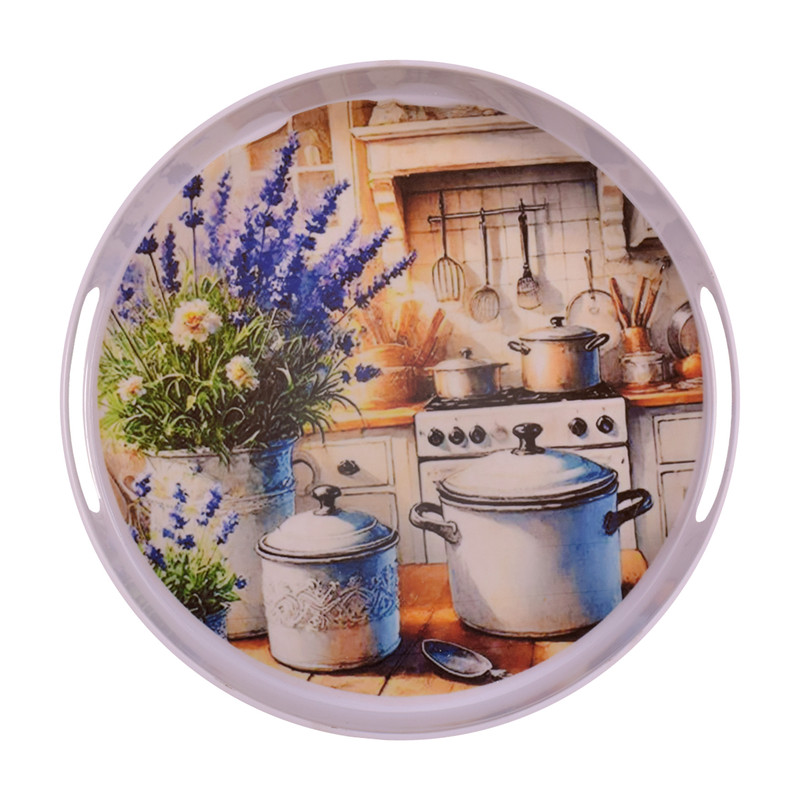 سینی  دسته دار مهروز مدل 917 kitchen سایز 30×30 سانتی متر