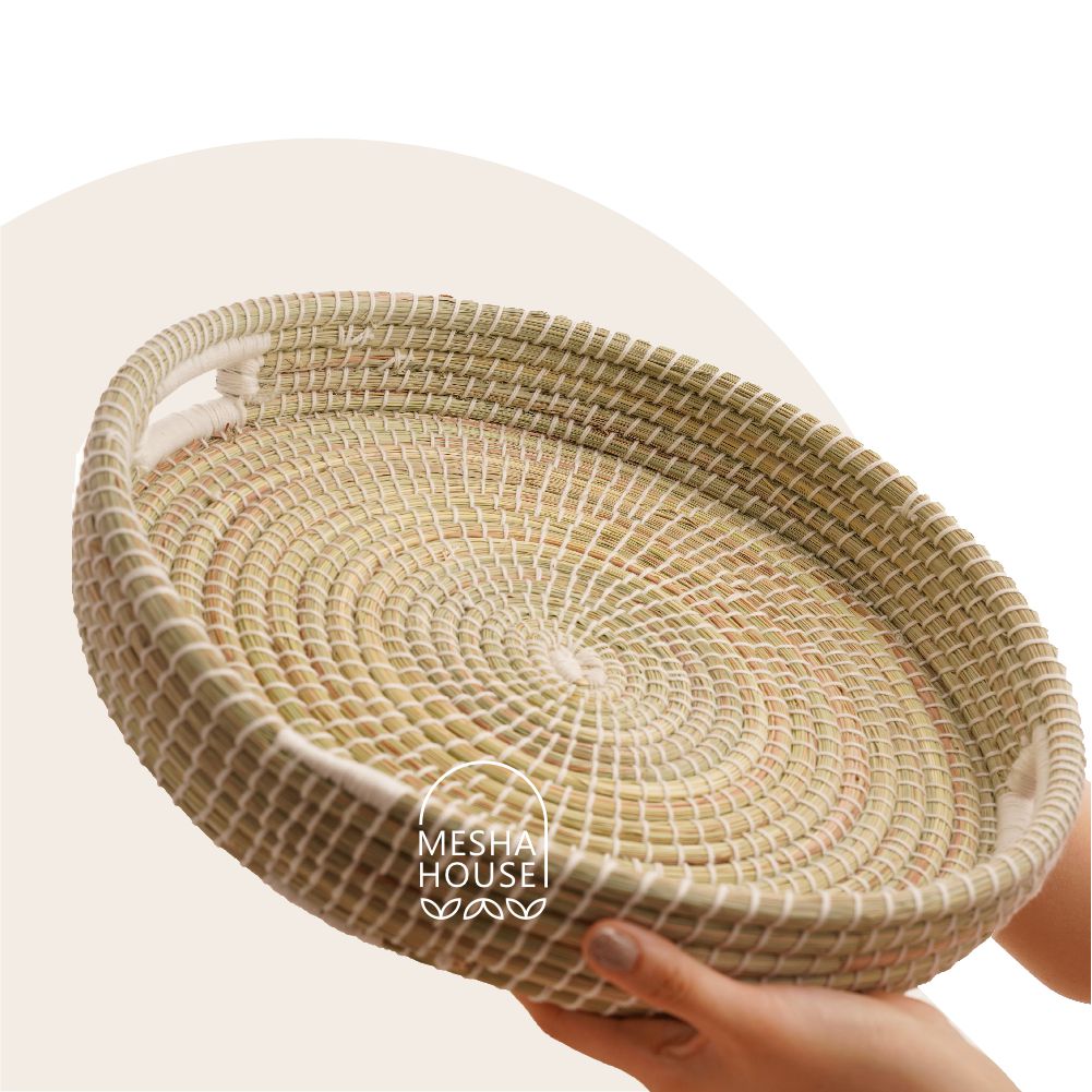 سینی حصیری گندمک ۲ سایز
