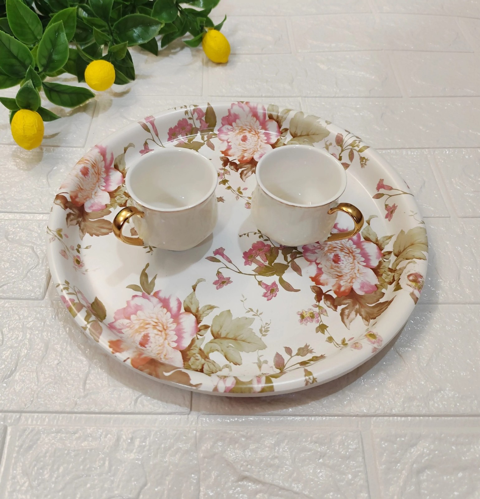 سینی ملامین گرد