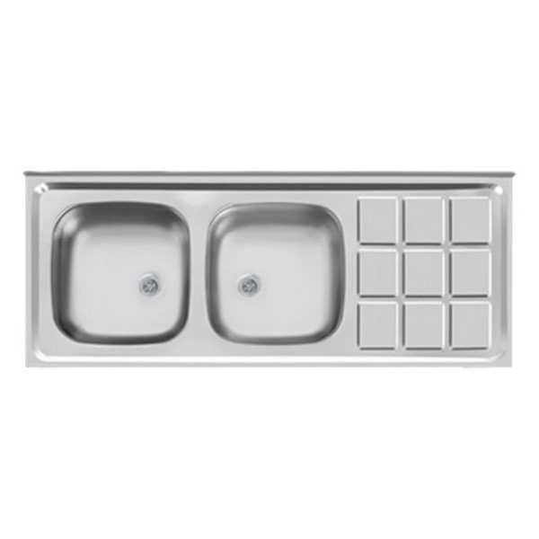 سینک ظرفشویی اخوان مدل ۹CR-12050 روکار معمولی