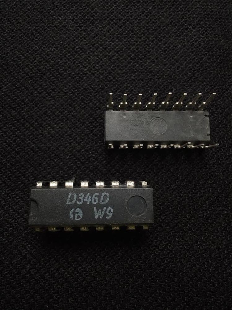 آی سی IC D346D DIP-16 BCD-7-SEGMENT DECODER