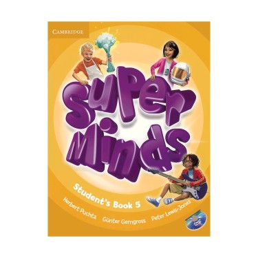 سوپر مایند Super Minds 5 SB+WB+CD+DVD
