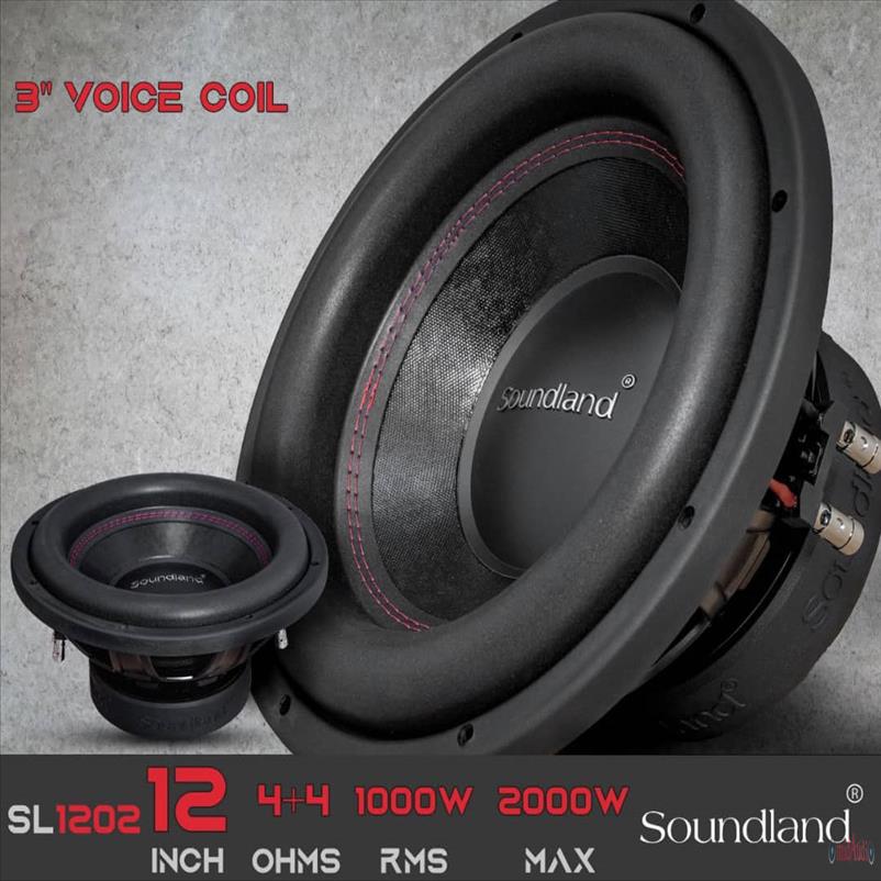 ساب ووفر 12 حرفه ای SPL ساند لند 2000W max مدل SL1202